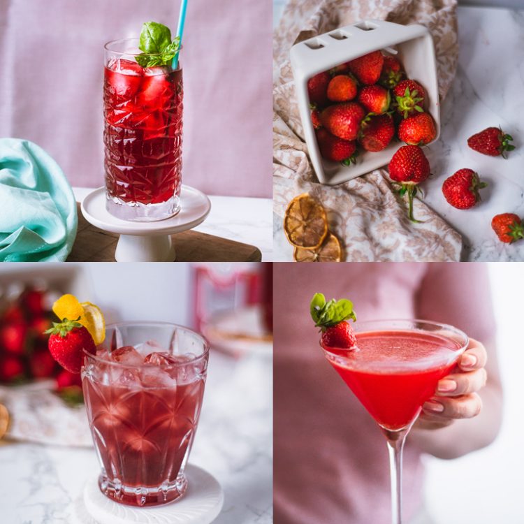 Multiple kinds of Red drinks